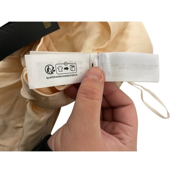 Zara Kate Moss Womens Maxi Skirt S pale pink Satin Blogger Fave 5344/202 NWT - Picture 14 of 16